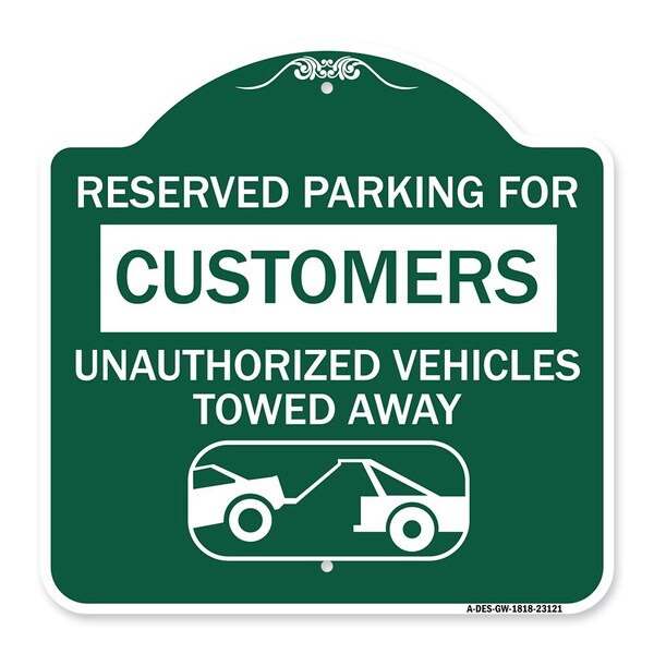Reserved Parking for Customers Unauthorized Vehicles Towed Away, A-DES-GW-1818-23121